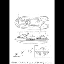 GRAPHICS pour Yamaha 2002 WaveRunner SUV 1200 (SV1200A) 2002