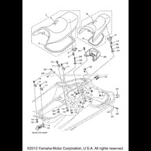 SEAT. UNDER LOCKER pour Yamaha 2002 WaveRunner SUV1200 - SV1200A - 2002