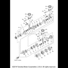 CRANKSHAFT. PISTON pour Yamaha 2002 WaveRunner WAVERUNNER XLT1200 - XA1200AA - 2002