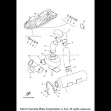 EXHAUST 3 pour Yamaha 2002 WaveRunner WAVERUNNER XLT1200 - XA1200AA - 2002