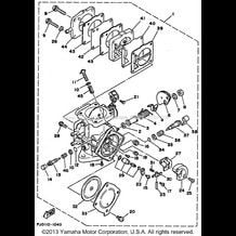 CARBURETOR pour Yamaha 1991 WaveRunner WAVE RUNNER III - WRA650P - 1991