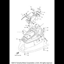 ENGINE HATCH 1 pour Yamaha 2002 WaveRunner XL700 - XL700A - 2002