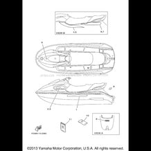 GRAPHICS pour Yamaha 2002 WaveRunner XL700 - XL700A - 2002