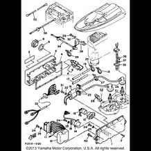 ELECTRICAL 1 pour Yamaha 1991 WaveRunner WAVE RUNNER III - WRA650P - 1991