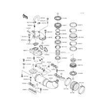 Muffler(s) pour Kawasaki 1993 SC