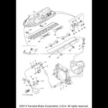 HULL DECK pour Yamaha 2002 WaveRunner XLT800 - XA800AA - 2002