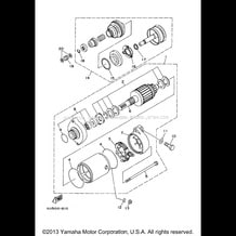 STARTING MOTOR pour Yamaha 2002 WaveRunner XLT800 - XA800AA - 2002