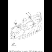 VENTILATION pour Yamaha 2002 WaveRunner XLT800 - XA800AA - 2002