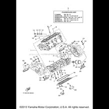 CRANKCASE pour Yamaha 2003 WaveRunner FX140 - FX1000B - 2003