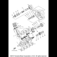 CRANKSHAFT PISTON pour Yamaha 2003 WaveRunner FX140 - FX1000B - 2003