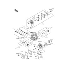 Carburetor Parts pour Kawasaki 1993 Super Sport XI