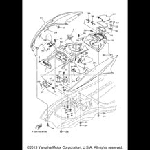 ENGINE HATCH 1 pour Yamaha 2003 WaveRunner FX140 - FX1000B - 2003