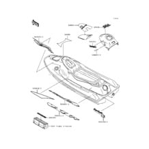 Decals(JH750-B1) pour Kawasaki 1993 Super Sport XI