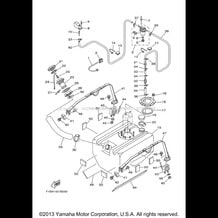 FUEL TANK pour Yamaha 2003 WaveRunner FX140 - FX1000B - 2003