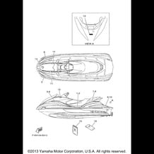 GRAPHICS pour Yamaha 2003 WaveRunner FX140 - FX1000B - 2003