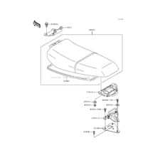Seat pour Kawasaki 1993 Super Sport XI