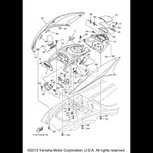 ENGINE HATCH 1 pour Yamaha 2003 WaveRunner FX140 CRUISER - FX1000AB - 2003