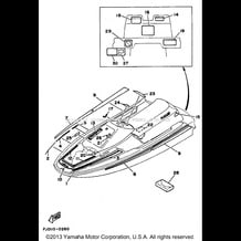 GRAPHIC - TOOL pour Yamaha 1991 WaveRunner WAVE RUNNER III - WRA650P - 1991