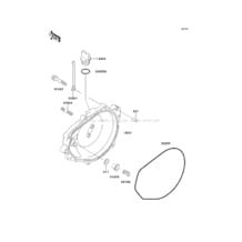 Engine Cover(s) pour Kawasaki 1993 X2