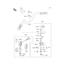 Handlebar pour Kawasaki 1993 X2