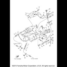 EXHAUST 2 pour Yamaha 2003 WaveRunner GP1300R - GP1300B - 2003