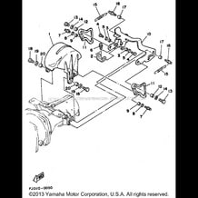 JET UNIT 2 pour Yamaha 1991 WaveRunner WAVE RUNNER III - WRA650P - 1991