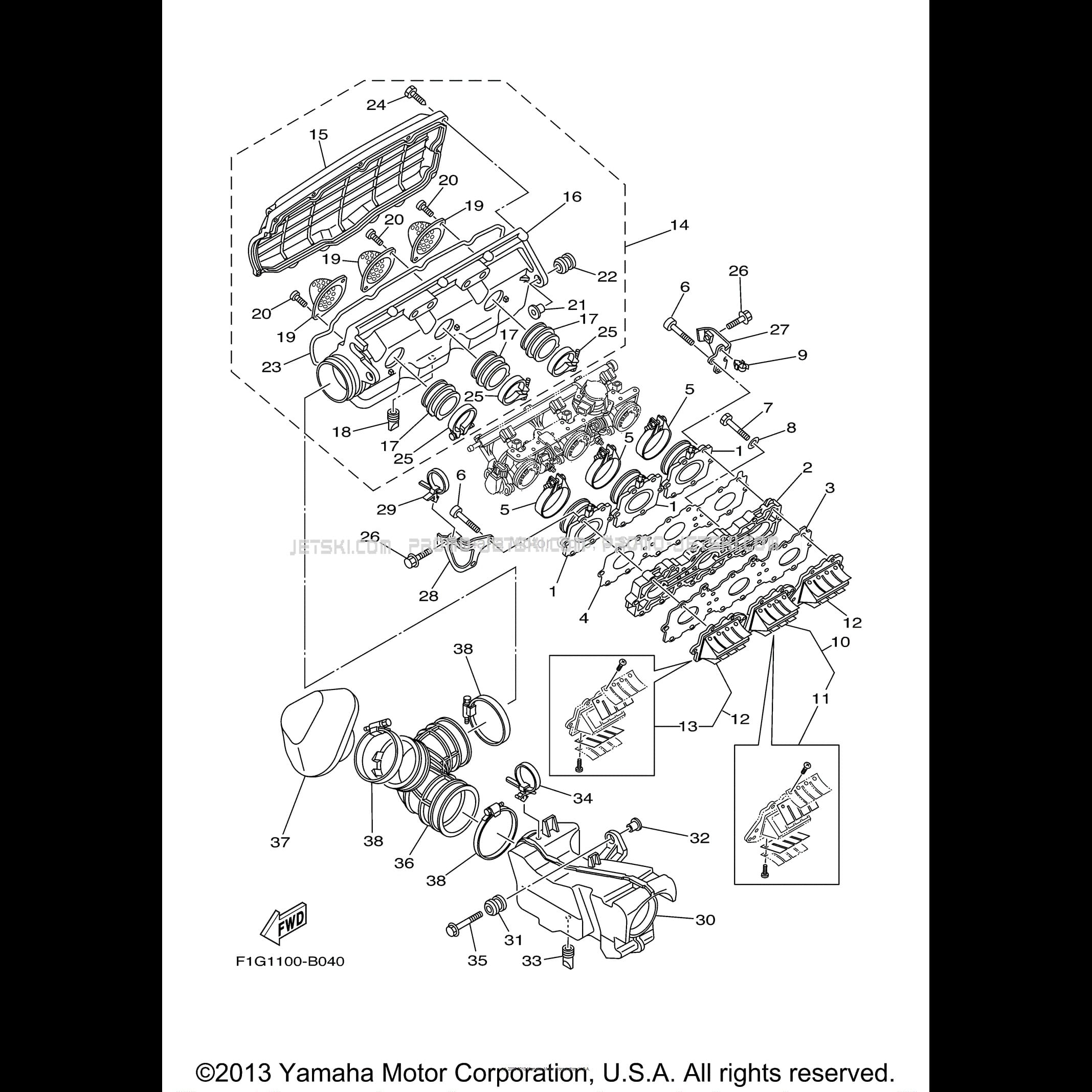 Details about   Yamaha GP 246F Parts Manual 