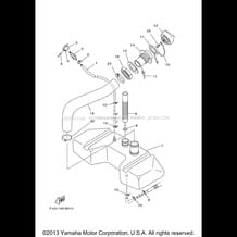 OIL TANK pour Yamaha 2003 WaveRunner GP1300R - GP1300B - 2003