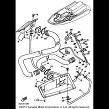 VENTILATION pour Yamaha 1991 WaveRunner WAVE RUNNER III - WRA650P - 1991