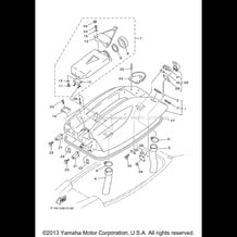 ENGINE HATCH pour Yamaha 2003 WaveRunner SUPER JET (SJ700BB) 2003