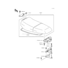 Seat(KAW22252 94) pour Kawasaki 1994 750 SS