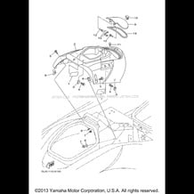 ENGINE HATCH 1 pour Yamaha 2003 WaveRunner SUV1200 - SV1200B - 2003