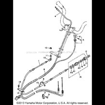 CONTROL CABLE pour Yamaha 1991 WaveRunner WAVERUNNER LX 650 (WR650P) 1991