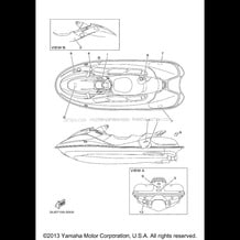 IMPORTANT LABELS pour Yamaha 2003 WaveRunner SUV1200 - SV1200B - 2003