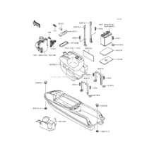 Hull Fittings pour Kawasaki 1994 750 SX