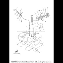 OIL TANK pour Yamaha 2003 WaveRunner SUV1200 (SV1200B) 2003
