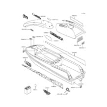 Labels(JS750-A3/A4) pour Kawasaki 1994 750 SX