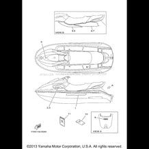 GRAPHICS pour Yamaha 2003 WaveRunner XL700 - XL700B - 2003