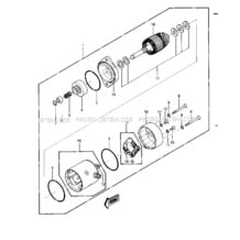 STARTER MOTOR pour Kawasaki 1983 JS550