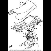 SEAT pour Yamaha 1987 WaveRunner WR500H - 1987