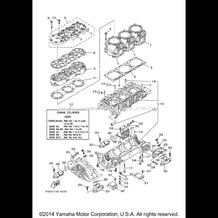 CYLINDER CRANKCASE 1 pour Yamaha 2003 WaveRunner XLT1200 (XA1200AB) 2003