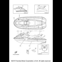 GRAPHICS pour Yamaha 2003 WaveRunner XLT1200 (XA1200AB) 2003