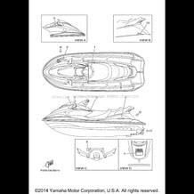 IMPORTANT LABELS pour Yamaha 2003 WaveRunner XLT1200 - XA1200AB - 2003