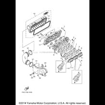 INTAKE pour Yamaha 2003 WaveRunner XLT1200 - XA1200AB - 2003