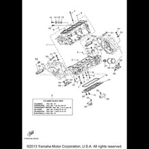 CRANKCASE pour Yamaha 2004 WaveRunner FX Cruiser (Cali.) - FX1000ACC - 2004