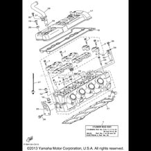 CYLINDER pour Yamaha 2004 WaveRunner FX Cruiser (Cali.) - FX1000ACC - 2004