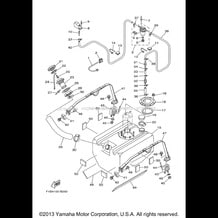 FUEL TANK pour Yamaha 2004 WaveRunner FX Cruiser (Cali.) - FX1000ACC - 2004