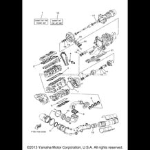 REPAIR KIT 1 pour Yamaha 2004 WaveRunner FX Cruiser (Cali.) - FX1000ACC - 2004