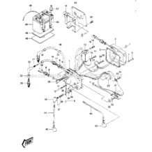 ELECTRIC CASE  ('84-'86 JS440-A8/A9 pour Kawasaki 1984 JS440