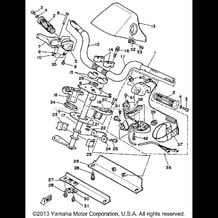 STEERING pour Yamaha 1991 WaveRunner WAVERUNNER LX 650 (WR650P) 1991